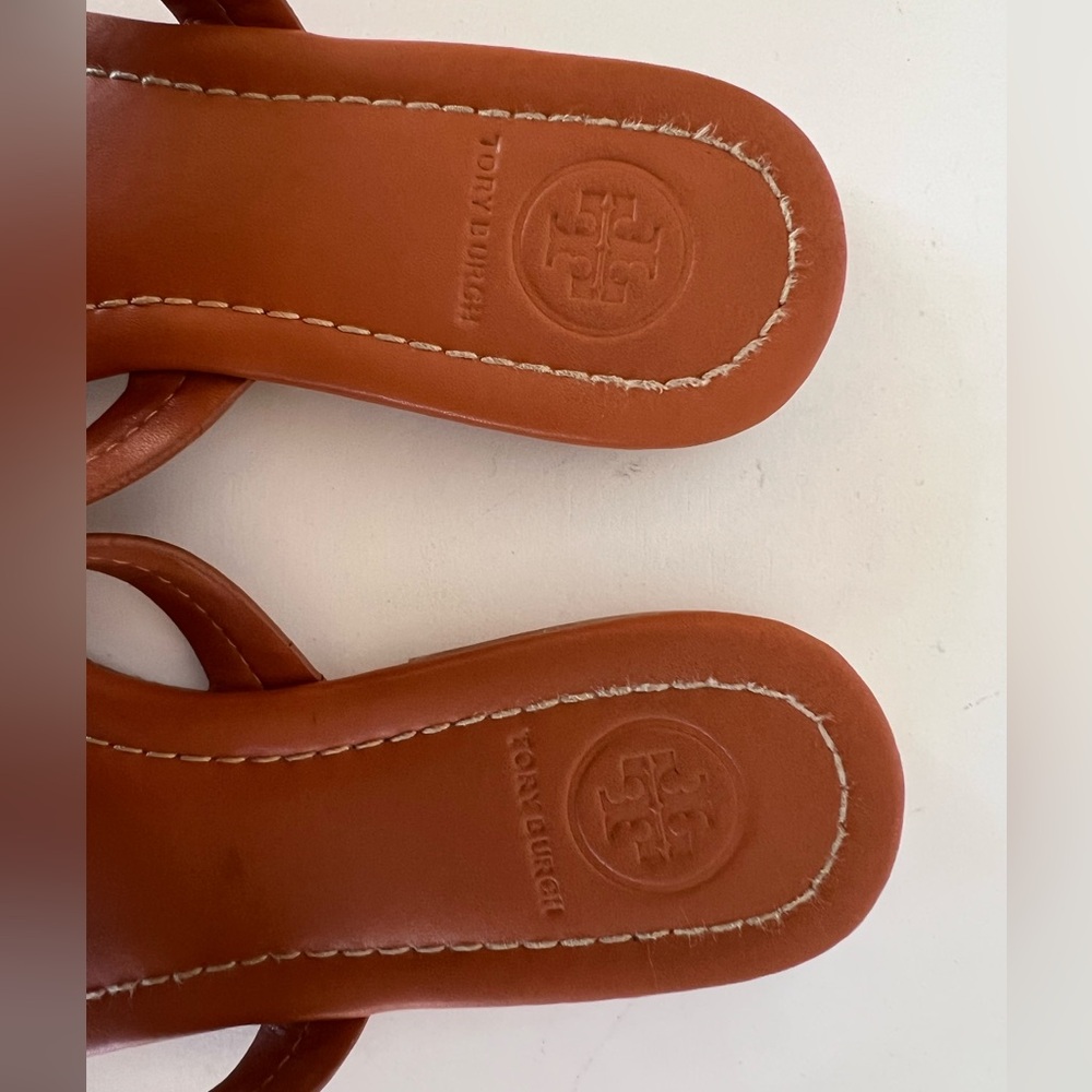 Tory Burch Miller Sandal in Vintage Vachetta Camel Brown, size 39 - Picture 7 of 12